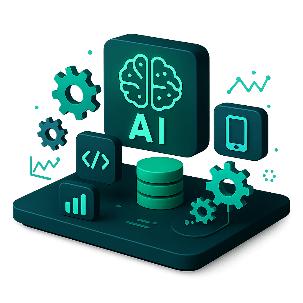 Ilustración IA y tecnología — Gartec Labs